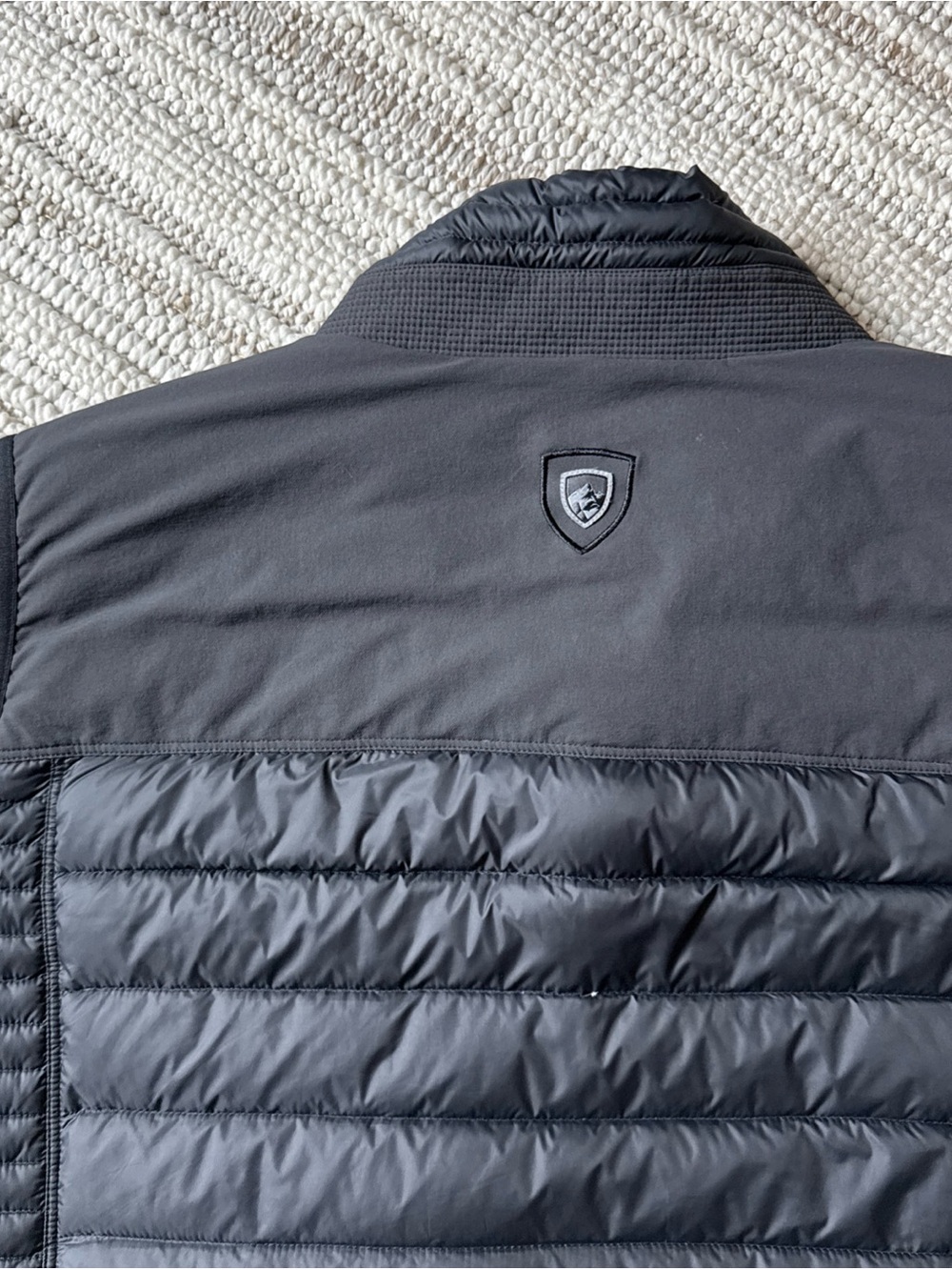 Kuhl Projekt Spyfire Vest Mens XXL Black Down Puffer Full Zip Goose Down - Picture 11 of 15